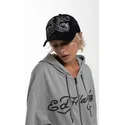 kapa-zaobljena-crna-snapback-duo-black-snake-ed-hardy