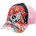 kapa-zaobljena-ruzicasta-snapback-ghost-ed-hardy