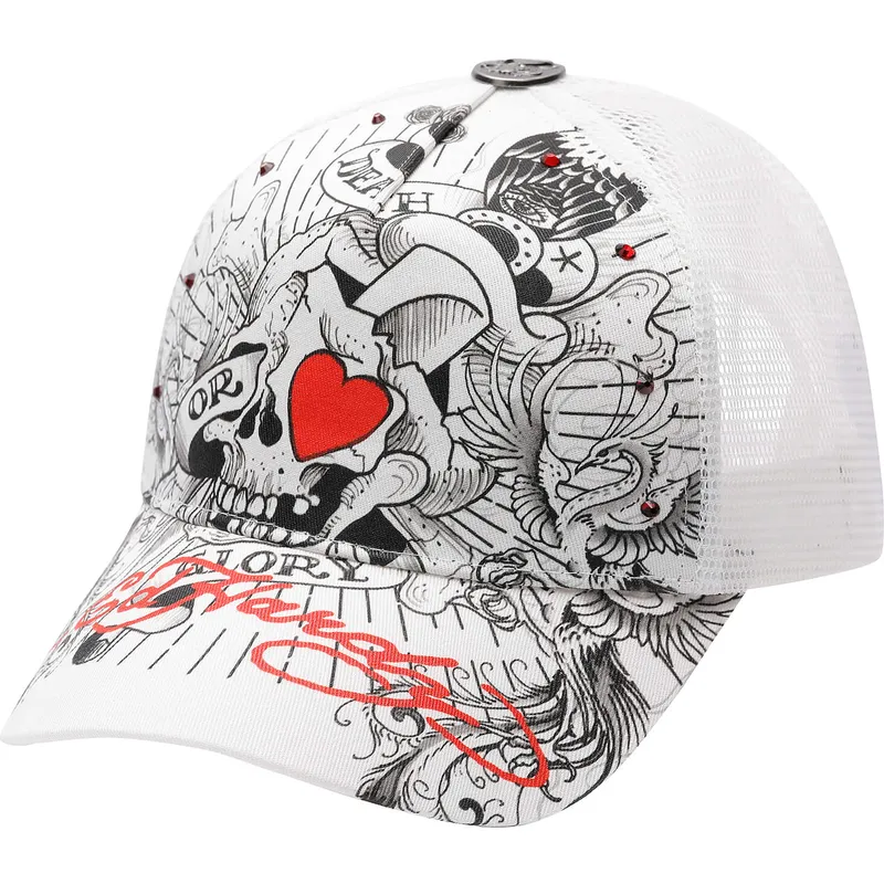 kapa-zaobljena-bijela-snapback-death-or-glory-ed-hardy