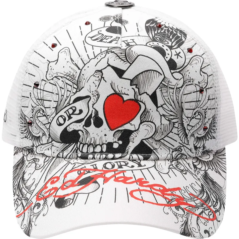 kapa-zaobljena-bijela-snapback-death-or-glory-ed-hardy