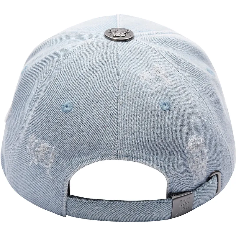 kapa-zaobljena-plava-podesiv-denim-embossed-skull-ed-hardy