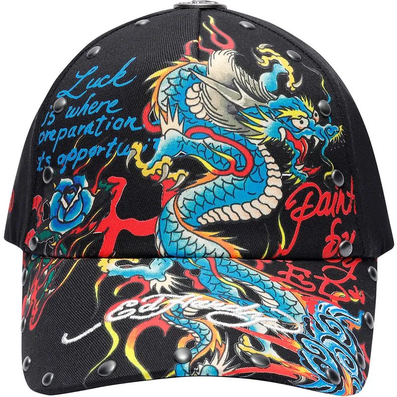 kapa-zaobljena-crna-podesiv-blue-ed-hardy