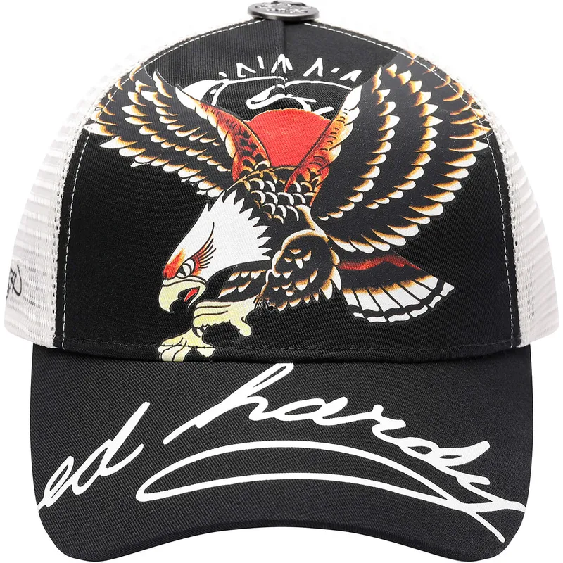 kapa-zaobljena-crna-snapback-soaring-eagle-ed-hardy