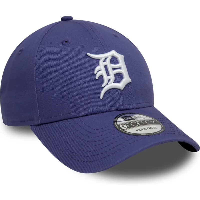 kapa-zaobljena-ljubicasta-podesiv-9forty-league-essential-detroit-tigers-mlb-new-era