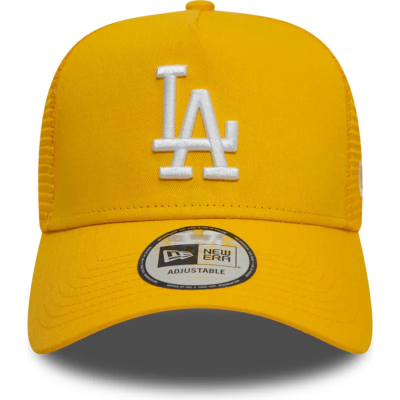 kapa-zaobljena-zuta-snapback-9forty-a-frame-league-essential-los-angeles-dodgers-mlb-new-era