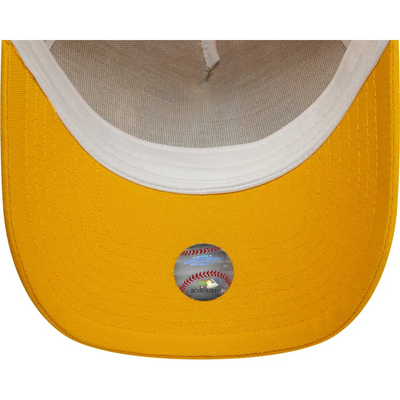 kapa-zaobljena-zuta-snapback-9forty-a-frame-league-essential-los-angeles-dodgers-mlb-new-era