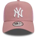 kapa-zaobljena-ruzicasta-snapback-9forty-a-frame-league-essential-new-york-yankees-mlb-new-era