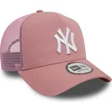 kapa-zaobljena-ruzicasta-snapback-9forty-a-frame-league-essential-new-york-yankees-mlb-new-era