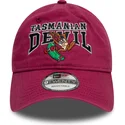 kapa-zaobljena-crvena-podesiv-9twenty-washed-tasmania-looney-tunes-new-era