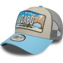 kapa-zaobljena-plava-snapback-9forty-a-frame-license-plate-cabo-ciudades-y-playas-new-era