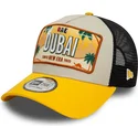 kapa-zaobljena-zuta-snapback-9forty-a-frame-license-plate-dubai-ciudades-y-playas-new-era