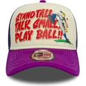 kapa-zaobljena-ljubicasta-snapback-9forty-a-frame-graphic-stand-tall-talk-small-play-ball-new-era