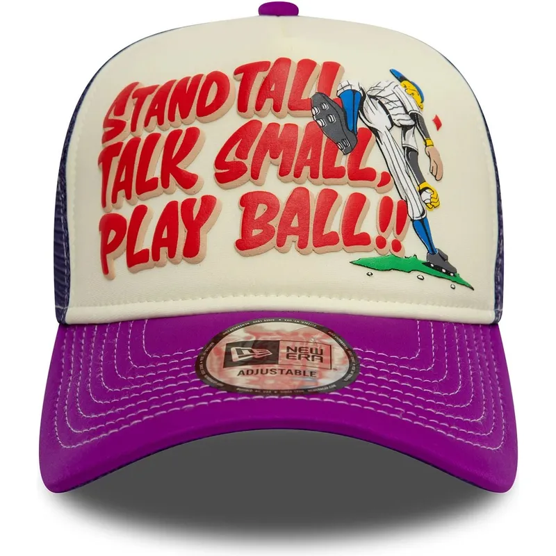 kapa-zaobljena-ljubicasta-snapback-9forty-a-frame-graphic-stand-tall-talk-small-play-ball-new-era