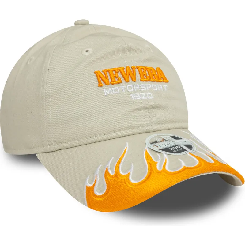 kapa-zaobljena-bez-podesiv-9twenty-flame-visor-new-era kapa-zaobljena-bez-podesiv-9twenty-flame-visor-new-era