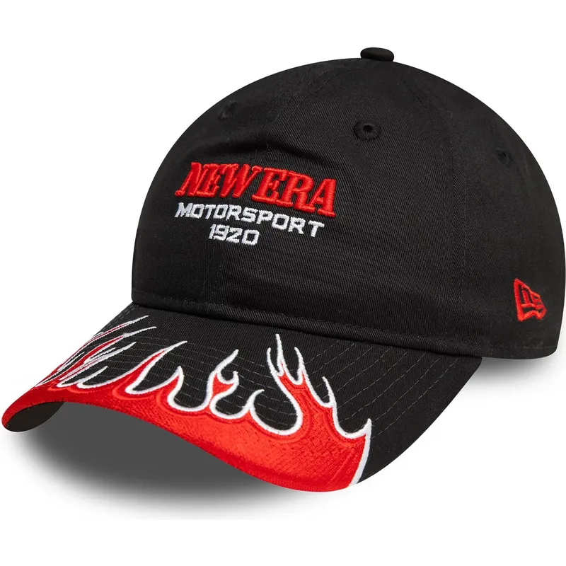 kapa-zaobljena-crna-podesiv-9twenty-flame-visor-new-era