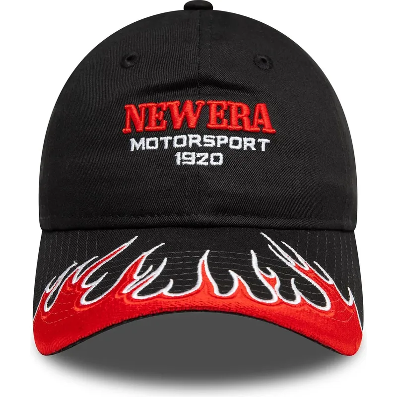 kapa-zaobljena-crna-podesiv-9twenty-flame-visor-new-era
