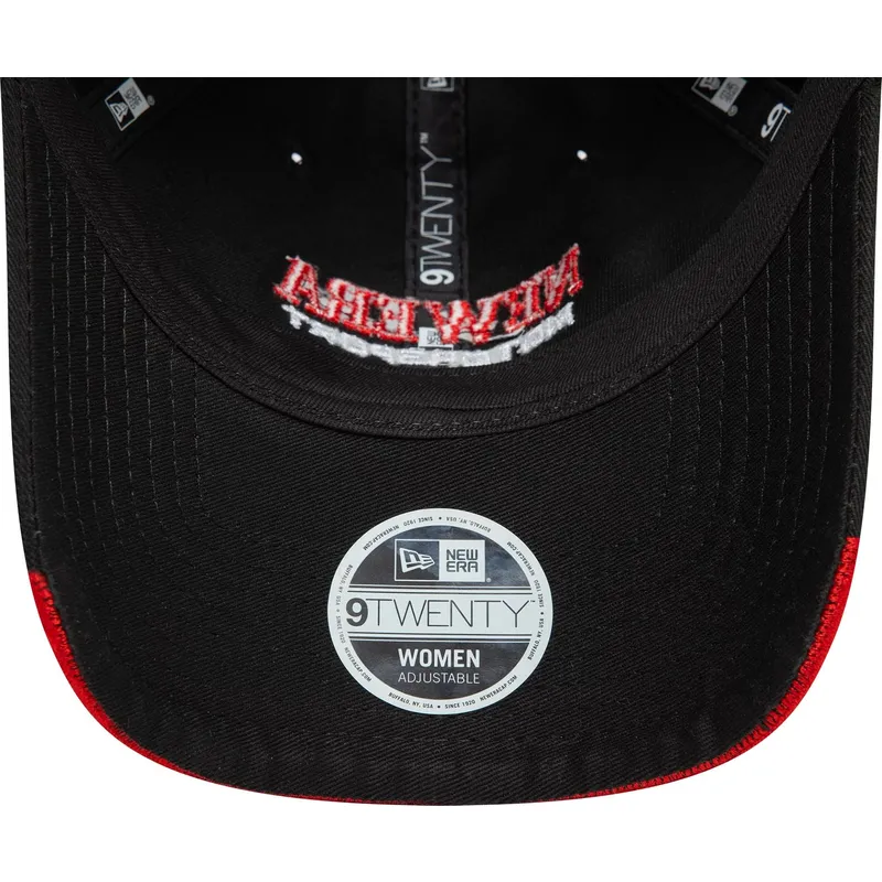 kapa-zaobljena-crna-podesiv-9twenty-flame-visor-new-era