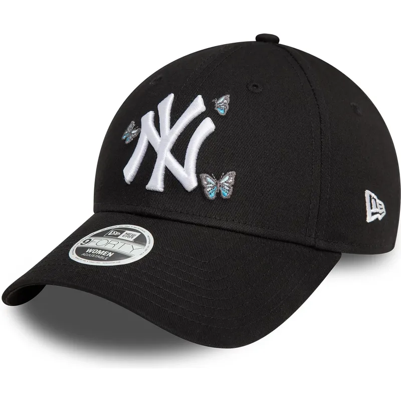 kapa-zaobljena-crna-podesiv-9twenty-icon-butterflies-new-york-yankees-mlb-new-era