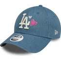 kapa-zaobljena-plava-podesiv-9forty-denim-icon-heart-los-angeles-dodgers-mlb-new-era