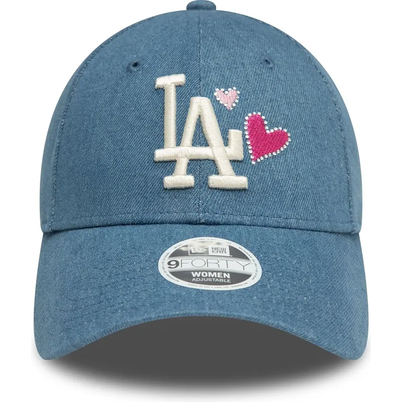 kapa-zaobljena-plava-podesiv-9forty-denim-icon-heart-los-angeles-dodgers-mlb-new-era