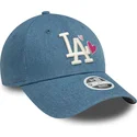 kapa-zaobljena-plava-podesiv-9forty-denim-icon-heart-los-angeles-dodgers-mlb-new-era
