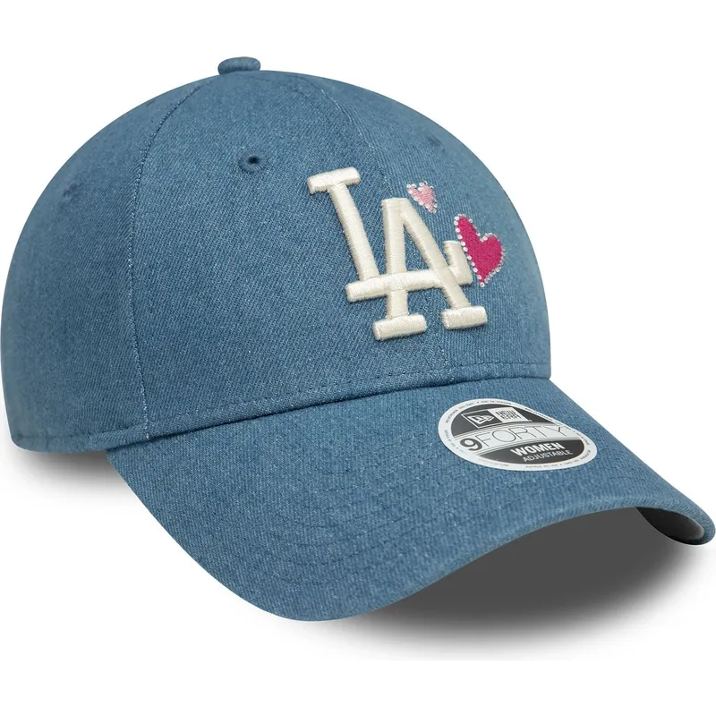 kapa-zaobljena-plava-podesiv-9forty-denim-icon-heart-los-angeles-dodgers-mlb-new-era