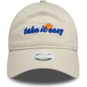cap-zaobljena-beige-adjustable-strap-9twenty-take-it-easy-new-era