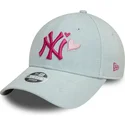 kapa-zaobljena-plava-podesiv-rosa-9forty-denim-icon-heart-new-york-yankees-mlb-new-era