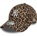 kapa-zaobljena-leopard-podesiv-9forty-new-york-yankees-mlb-new-era