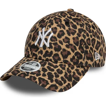 Kapa zaobljena leopard podesiv 9FORTY New York Yankees MLB New Era