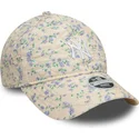 kapa-zaobljena-bez-podesiv-9twenty-floral-quilt-new-york-yankees-mlb-new-era