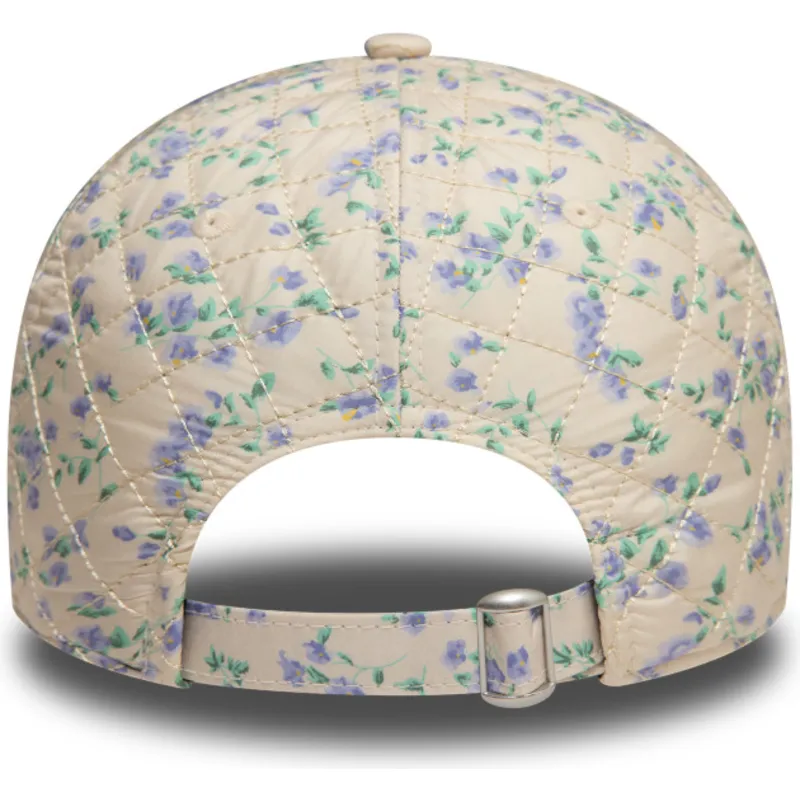 kapa-zaobljena-bez-podesiv-9twenty-floral-quilt-new-york-yankees-mlb-new-era