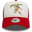 kapa-zaobljena-crvena-snapback-za-djecu-9forty-a-frame-wonder-woman-dc-comics-new-era