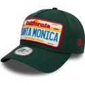 kapa-zaobljena-zelena-snapback-9forty-a-frame-license-plate-santa-monica-ciudades-y-playas-new-era