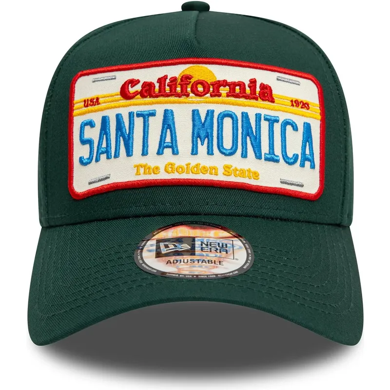 kapa-zaobljena-zelena-snapback-9forty-a-frame-license-plate-santa-monica-ciudades-y-playas-new-era kapa-zaobljena-zelena-snapback-9forty-a-frame-license-plate-santa-monica-ciudades-y-playas-new-era