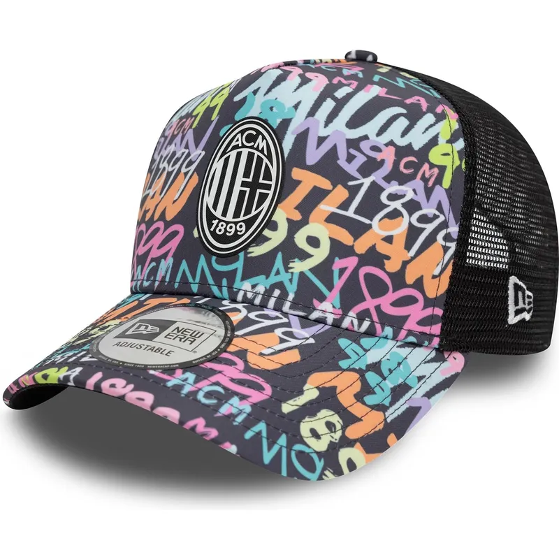 kapa-zaobljena-visebojno-snapback-9forty-a-frame-grafiti-all-over-print-ac-milan-serie-a-new-era kapa-zaobljena-visebojno-snapback-9forty-a-frame-grafiti-all-over-print-ac-milan-serie-a-new-era