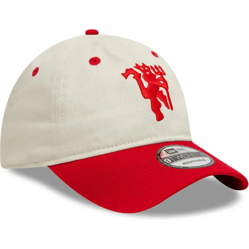 kapa-zaobljena-crvena-podesiv-9twenty-contrast-visor-manchester-united-football-club-premier-league-new-era
