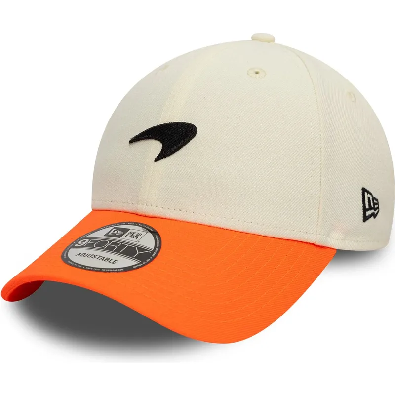 kapa-zaobljena-narancasta-podesiv-9forty-contrast-visor-mclaren-racing-formula-1-new-era