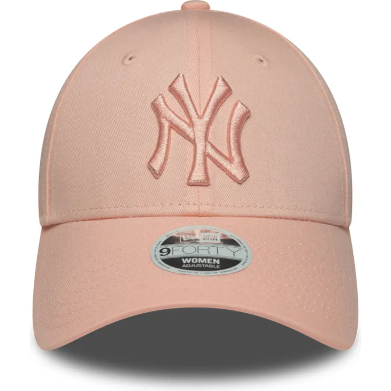 kapa-zaobljena-ruzicasta-podesiv-9forty-league-essential-new-york-yankees-mlb-new-era