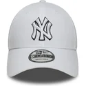 new-era-curved-brim-9forty-outline-new-york-yankees-mlb-white-adjustable-cap