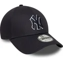 cap-zaobljena-navy-blue-adjustable-strap-9forty-outline-new-york-yankees-mlb-new-era