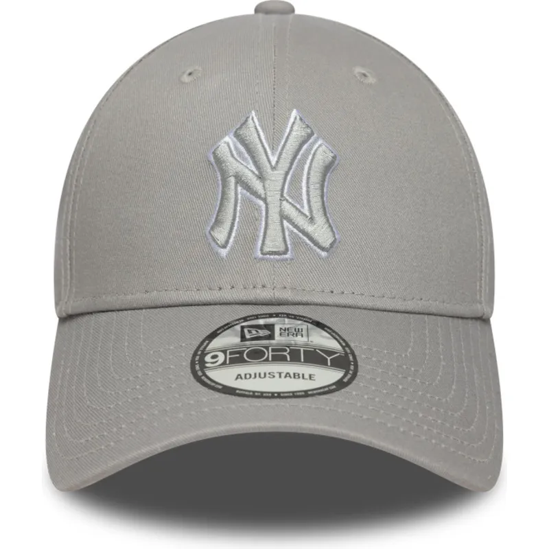 cap-zaobljena-gray-adjustable-strap-9forty-outline-new-york-yankees-mlb-new-era cap-zaobljena-gray-adjustable-strap-9forty-outline-new-york-yankees-mlb-new-era