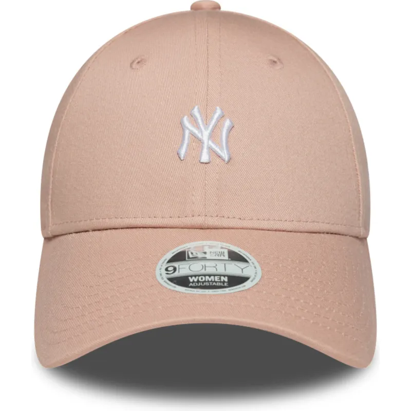 cap-zaobljena-pink-adjustable-strap-9forty-mini-new-york-yankees-mlb-new-era