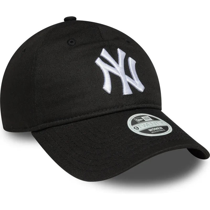cap-zaobljena-black-adjustable-strap-9twenty-league-essential-new-york-yankees-mlb-new-era