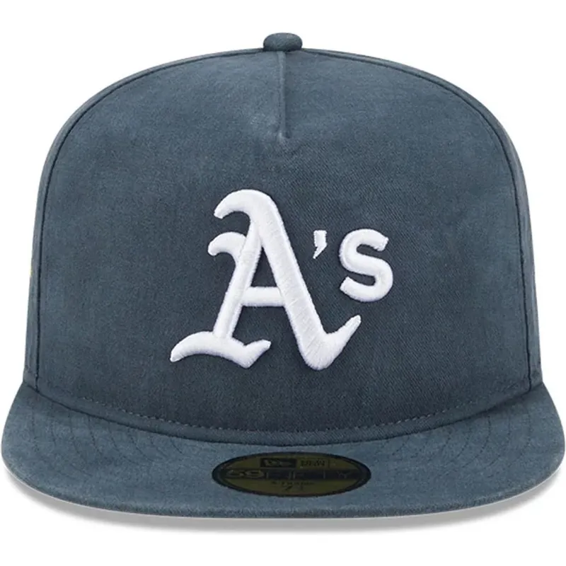kapa-ravna-zelena-prilagodena-59fifty-a-frame-championship-side-flag-oakland-athletics-mlb-new-era