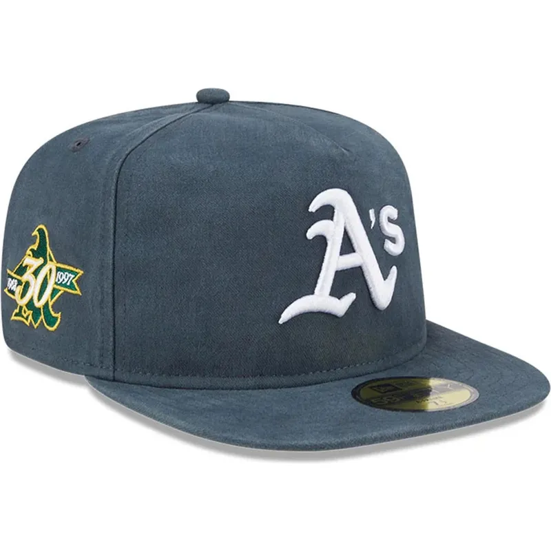 kapa-ravna-zelena-prilagodena-59fifty-a-frame-championship-side-flag-oakland-athletics-mlb-new-era