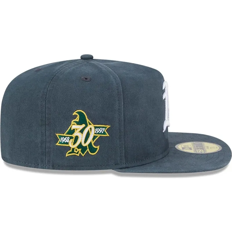 kapa-ravna-zelena-prilagodena-59fifty-a-frame-championship-side-flag-oakland-athletics-mlb-new-era