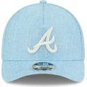 kapa-zaobljena-plava-snapback-9forty-m-crown-a-frame-cotton-weave-atlanta-braves-mlb-new-era