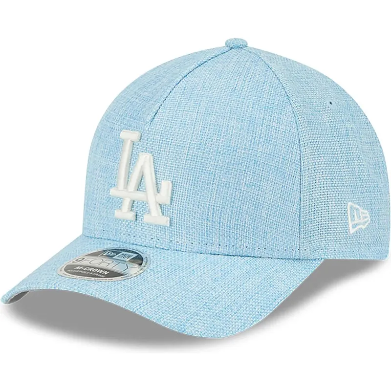 kapa-zaobljena-plava-snapback-9forty-m-crown-a-frame-cotton-weave-los-angeles-dodgers-mlb-new-era