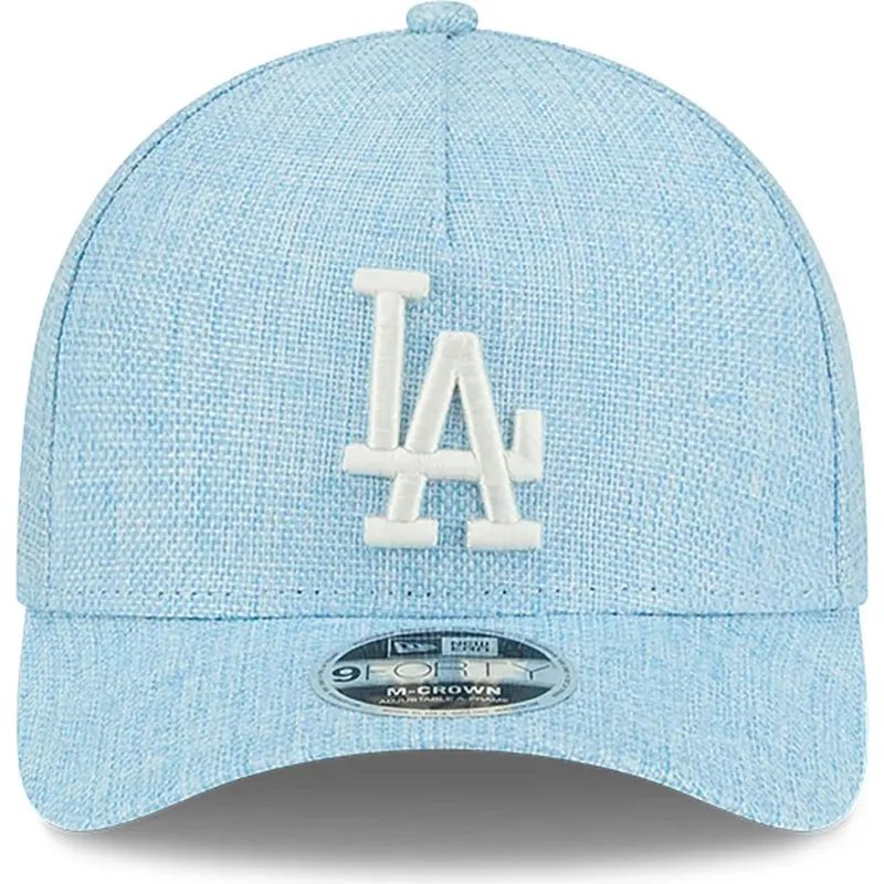 kapa-zaobljena-plava-snapback-9forty-m-crown-a-frame-cotton-weave-los-angeles-dodgers-mlb-new-era